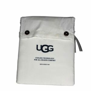 UGG White King Sheet Set Cooling Technology